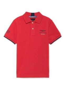 Polo Hackett AMR Solid Rouge