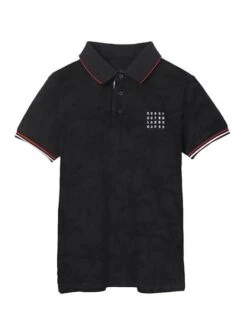 Polo Mayoral Print Noir Pour Garçon