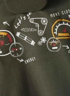 T-Shirt Name It Sten Vert Pour Garçon 5 T-Shirt Name It Sten Vert Pour Garçon -Men's Clothing Soldes Boutique gallery K025593 3