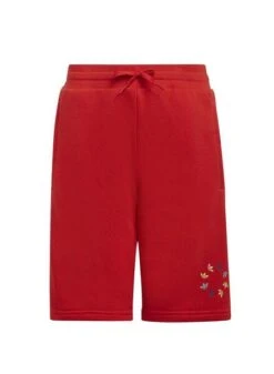 Bermudas Anneau Régulier Adidas Rouge Pour Garçon Y Fille