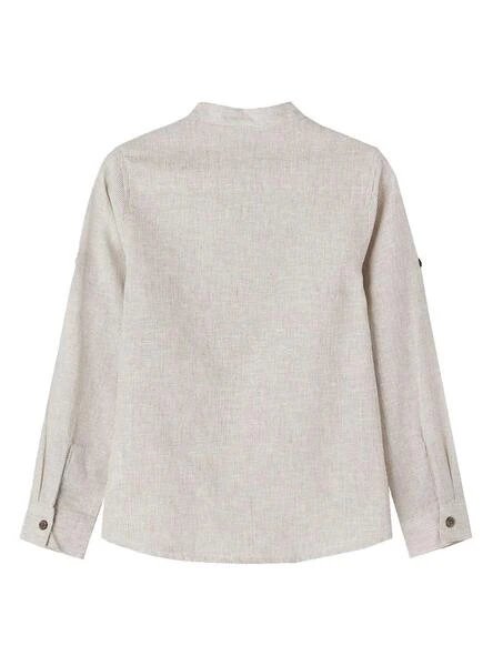 Chemise Name It Fish Camel Beige Pour Garçon 2 Chemise Name It Fish Camel Beige Pour Garçon – Image 2