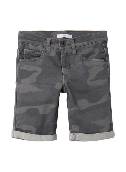 Bermuda Denim Name It Theo Tayson Camo Gris Garçon 1 Bermuda Denim Name It Theo Tayson Camo Gris Garçon