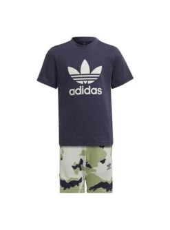 Set Adidas T-Shirt Et Bermuda Camouflage Garçon