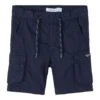 Bermuda Name It Ryan Tilip Cargo Bleu Marine Pour Garçon -Men's Clothing Soldes Boutique gallery K027083 1