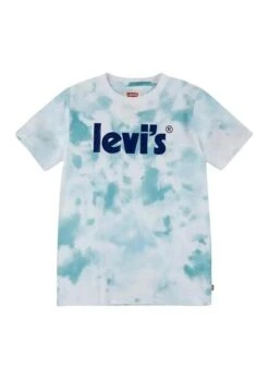 T-Shirt Levis Tie Dye Bleu Y Blanc Pour Garçon