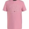 T-Shirt Tommy Hilfiger Bold Varsity Rosa Garçon -Men's Clothing Soldes Boutique gallery K027390 1