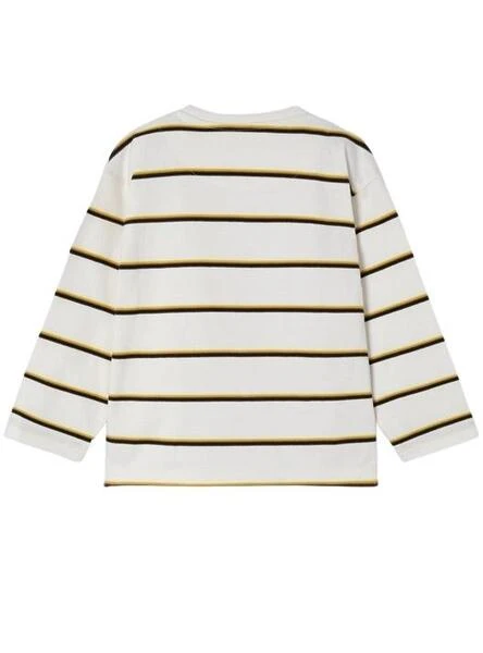 T-Shirt Mayoral Rayures Blanc Pour Garçon 2 T-Shirt Mayoral Rayures Blanc Pour Garçon – Image 2