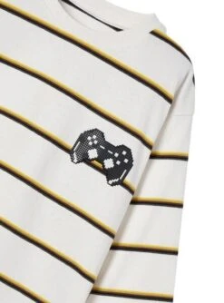 T-Shirt Mayoral Rayures Blanc Pour Garçon 7 T-Shirt Mayoral Rayures Blanc Pour Garçon -Men's Clothing Soldes Boutique gallery K028783 4