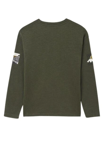 T-Shirt Mayoral Manche Long Pour Garçon Vert 5 T-Shirt Mayoral Manche Long Pour Garçon Vert – Image 5