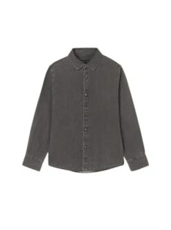 Chemise Mayoral Denim Manche Long Gris Pour Garçon