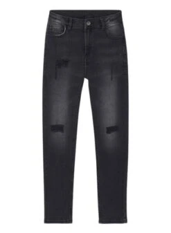 Pantalon Mayoral Staight Denim Noire Pour Garçon
