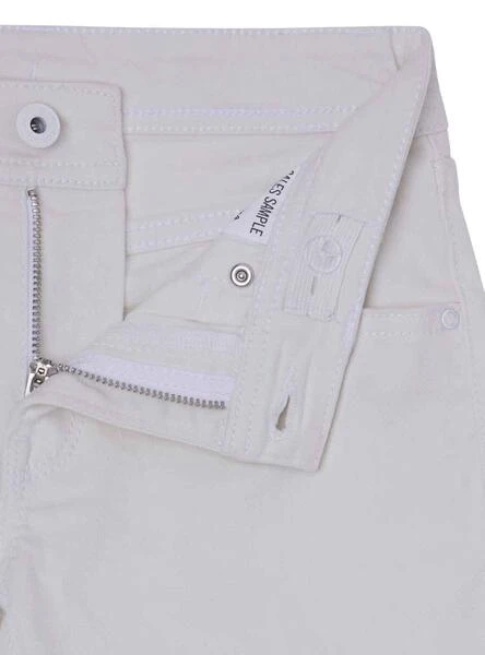 Bermudas Pepe Jeans Becket Blanc Pour Garçon 3 Bermudas Pepe Jeans Becket Blanc Pour Garçon – Image 3