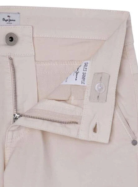 Bermuda Pepe Jeans Beige Bleu Brûlé Pour Garçon 3 Bermuda Pepe Jeans Beige Bleu Brûlé Pour Garçon – Image 3