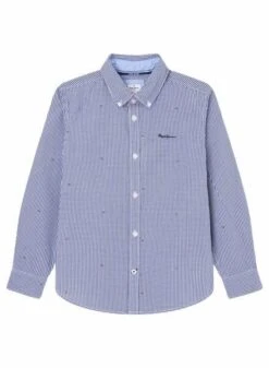Chemise Pepe Jeans Milford Cadres Pour Garçon