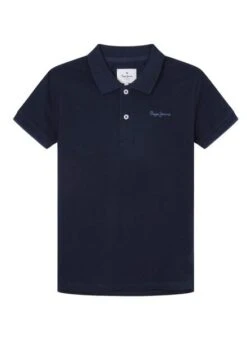 Polo Pepe Jeans Thor Bleu Marine Pour Garçon
