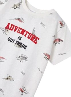 T-Shirt Mayoral Sotenible Blanc Pour Garçon -Men's Clothing Soldes Boutique gallery K030055 3