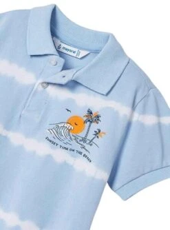 Polo Mayoral Tie Dye Bleu Claro Pour Garçon -Men's Clothing Soldes Boutique gallery K030105 3