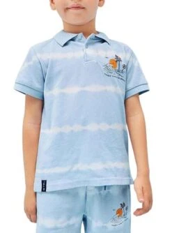 Polo Mayoral Tie Dye Bleu Claro Pour Garçon -Men's Clothing Soldes Boutique gallery K030105 4