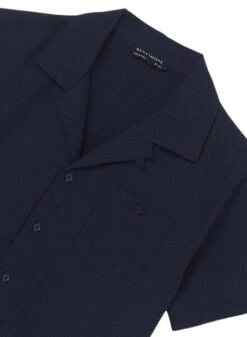 Chemise Mayoral Seersucker Bleu Marine Pour Garçon -Men's Clothing Soldes Boutique gallery K030296 3