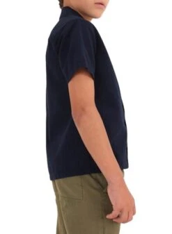 Chemise Mayoral Seersucker Bleu Marine Pour Garçon -Men's Clothing Soldes Boutique gallery K030296 5