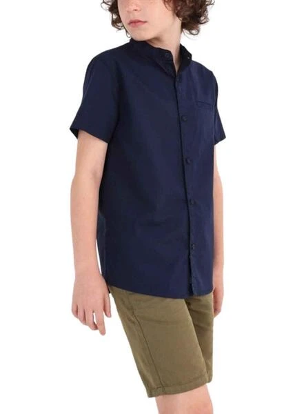 Chemise Mayoral Cuello Mao Bleu Marine Pour Garçon 5 Chemise Mayoral Cuello Mao Bleu Marine Pour Garçon – Image 5