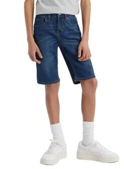 Bermudas Levis Éco Bleu Marine Pour Garçon