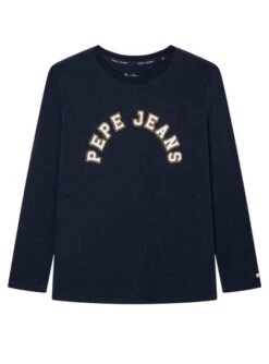 T-Shirt Pepe Jeans Pierce Bleu Pour Garçon