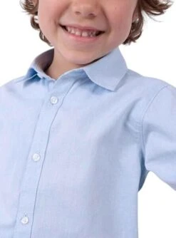 Chemise Mayoral Basic Bleu Clair Pour Garçon -Men's Clothing Soldes Boutique gallery K031050 5