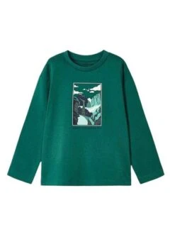 T-Shirts Mayoral Pack 2 Rayures Vert Pour Garçon -Men's Clothing Soldes Boutique gallery K031086 3