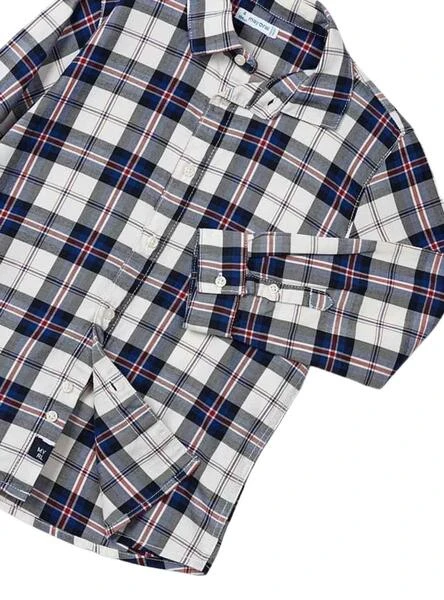 Chemise Mayoral Cadres Blanc Pour Garçon 3 Chemise Mayoral Cadres Blanc Pour Garçon – Image 3