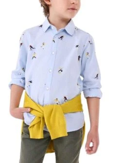 Chemise Mayoral Imprimer Bleu Clair Pour Garçon 7 Chemise Mayoral Imprimer Bleu Clair Pour Garçon -Men's Clothing Soldes Boutique gallery K031101 4