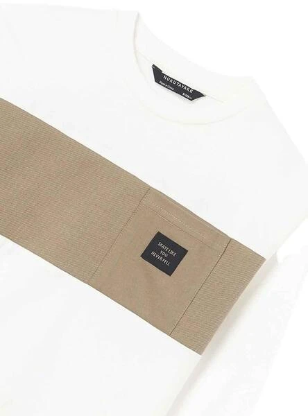 T-Shirt Mayoral Contrastes Blanc Pour Garçon 3 T-Shirt Mayoral Contrastes Blanc Pour Garçon – Image 3