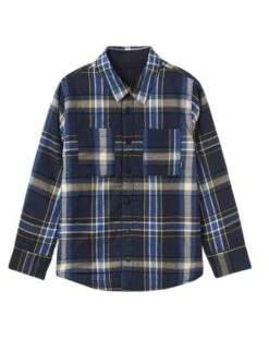 Surchemise Mayoral Reversible Cadres Bleu Marine Garçon