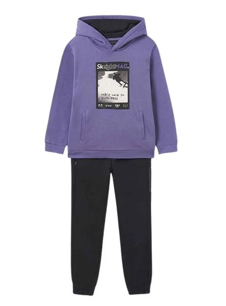 Survêtement Mayoral Graphique Violet Pour Fille 1 Survêtement Mayoral Graphique Violet Pour Fille