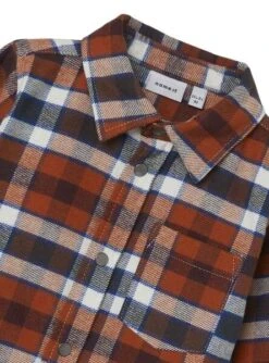 Chemise Name It Dennis Rouge Pour Garçon 5 Chemise Name It Dennis Rouge Pour Garçon -Men's Clothing Soldes Boutique gallery K031406 3