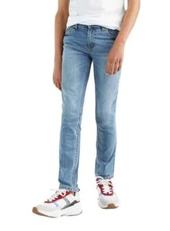Pantalon Levis 510 Skinny Fit Bleu Pour Garçon