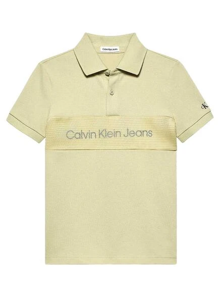 Camiseta Polo Calvin Klein En Verde Para Niño. 4 Camiseta Polo Calvin Klein En Verde Para Niño. – Image 4
