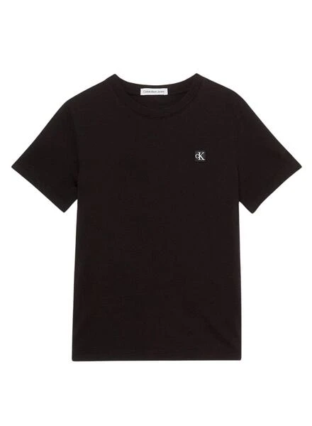 T-shirt Calvin Klein Mini Badge Noir Enfant Fille 8 T-shirt Calvin Klein Mini Badge Noir Enfant Fille – Image 8