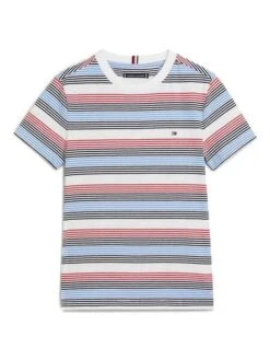 T-shirt Tommy Hilfiger Corporate à Rayures Pour Enfant -Men's Clothing Soldes Boutique gallery K031847 4