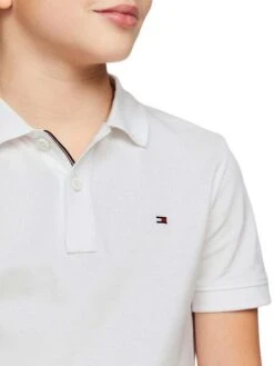 Polo Tommy Hilfiger Flag Blanc Pour Garçon 6 Polo Tommy Hilfiger Flag Blanc Pour Garçon -Men's Clothing Soldes Boutique gallery K031860 3