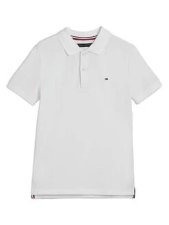 Polo Tommy Hilfiger Flag Blanc Pour Garçon 7 Polo Tommy Hilfiger Flag Blanc Pour Garçon -Men's Clothing Soldes Boutique gallery K031860 4