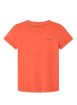 T-shirt Pepe Jeans Jacco Orange Pour Enfant