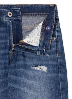 Bermuda En Jean Pepe Jeans Slim Repair Para Niño -Men's Clothing Soldes Boutique gallery K031976 3