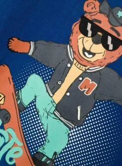 T-shirt Name It Bimmer Bleu Pour Enfant -Men's Clothing Soldes Boutique gallery K032089 3