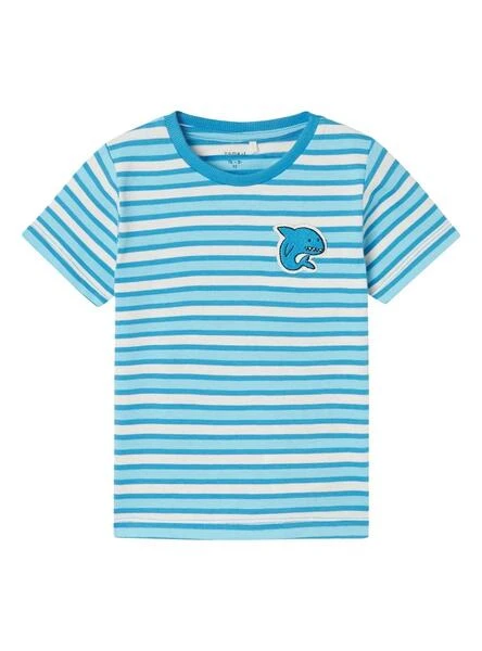 T-shirt Name It Dike Bleu Pour Garçon 1 T-shirt Name It Dike Bleu Pour Garçon