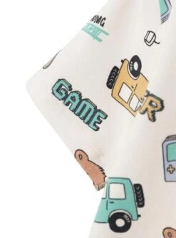 T-shirt Name It Bono Imprimé Blanc Pour Garçon. -Men's Clothing Soldes Boutique gallery K032141 3