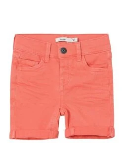 Bermuda Name It Silas Isak Coral Pour Garçon