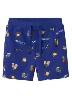 Bermuda Name It Frej Bleu Imprimé Pour Garçon