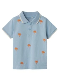 Polo Name It Fumme Palmiers Bleu Pour Garçon