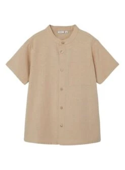 Chemise Name It Fahel Beige Pour Enfant